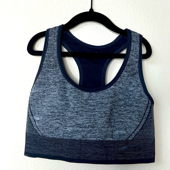 Gray and Black sports bra Large - Picture 1 of 3